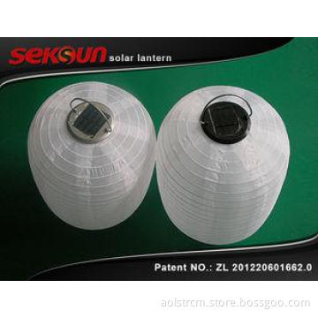 high brightness LED Nylon Solar Lantern battery powered lan